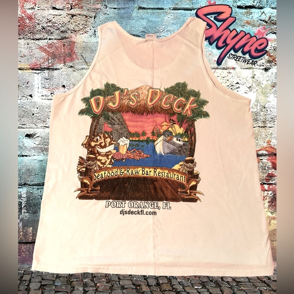 Vintage DJ's Deck Graphic Tank Top
